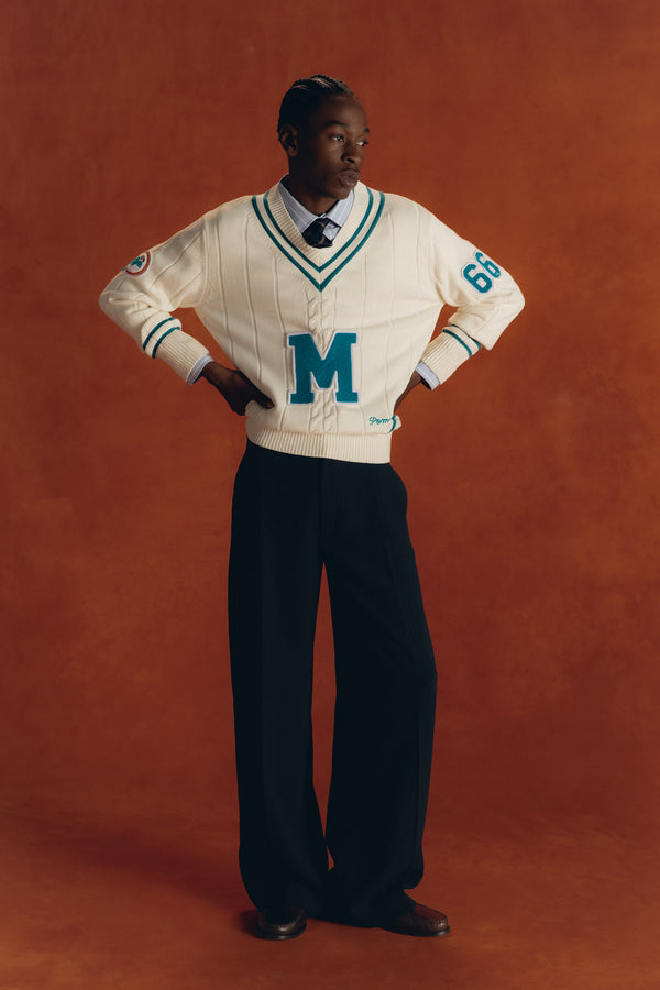 MIAMI DOLPHINS V-NECK KNIT
