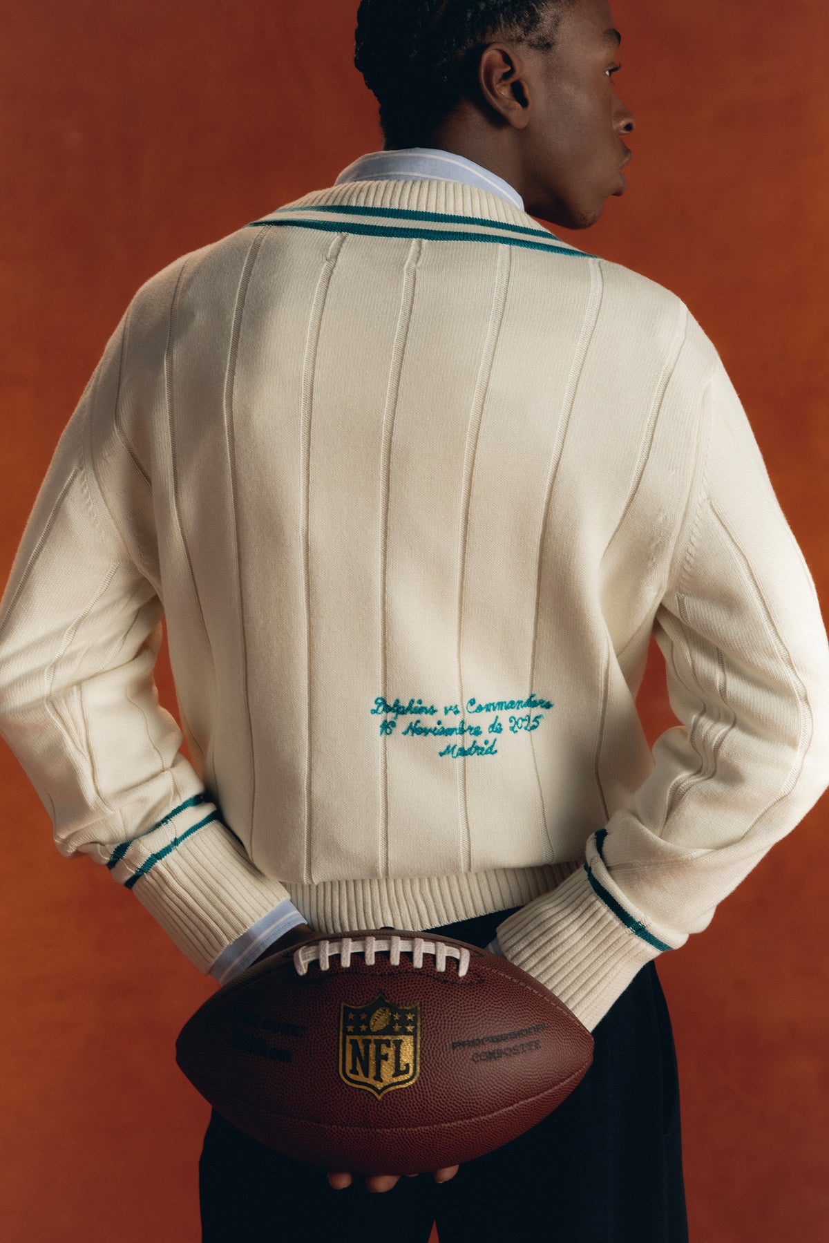 MIAMI DOLPHINS V-NECK KNIT