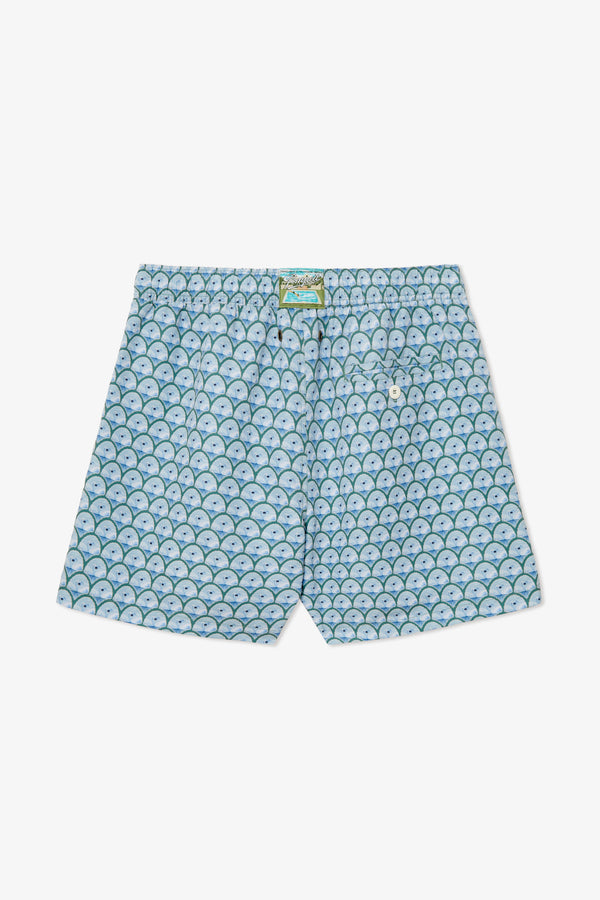 KHAKI SWANS SWIM TRUNKS