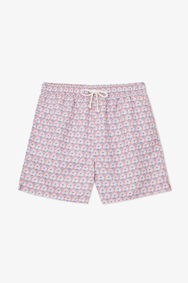 CORAL SWANS SWIM TRUNKS