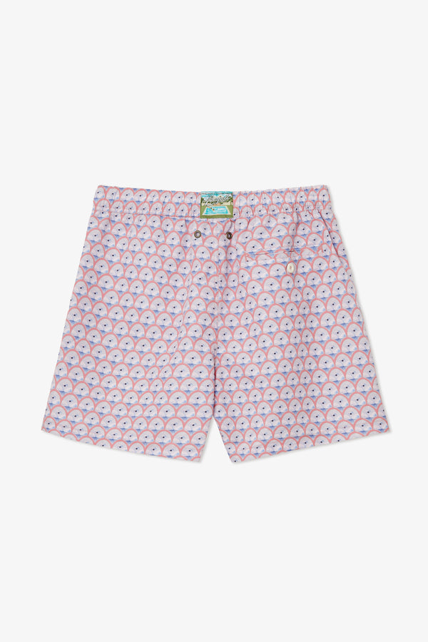 CORAL SWANS SWIM TRUNKS