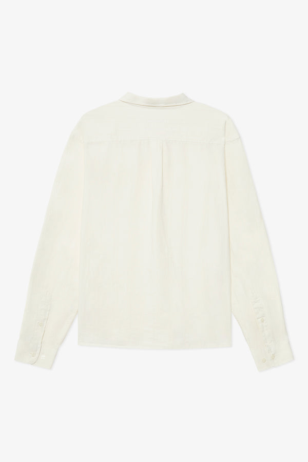 CREAM STRUCTURED RELAXED SHIRT