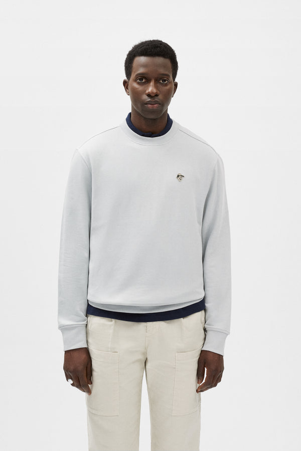 DUSTY BLUE EMILIO CREW NECK SWEAT