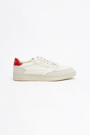 ELAN LEATHER ECRU RED WO