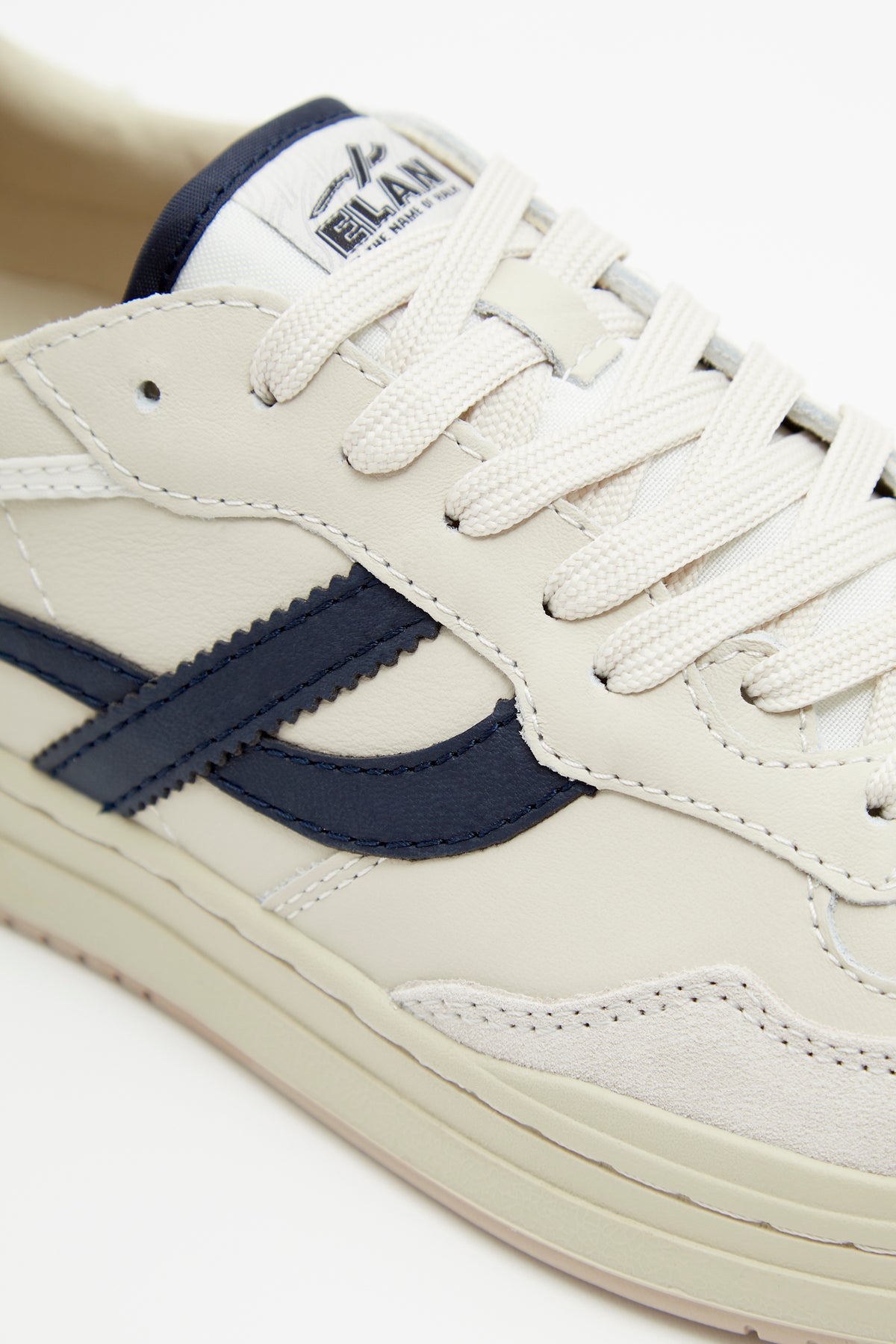 ELAN PIPPA LEATHER ECRU NAVY