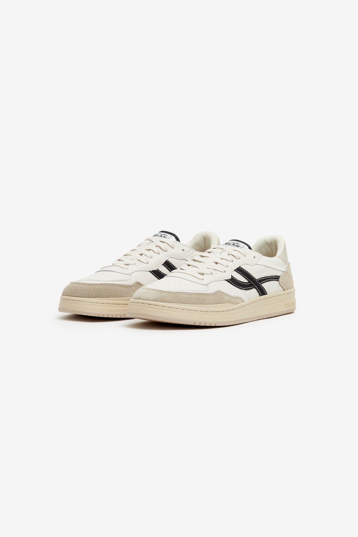ELAN PIPPA LEATHER OFF WHITE ANTHRACITE