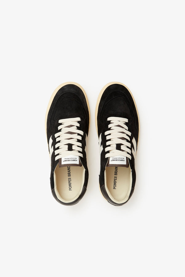 ELAN PIPPA SUEDE ANTHRACITE ECRU
