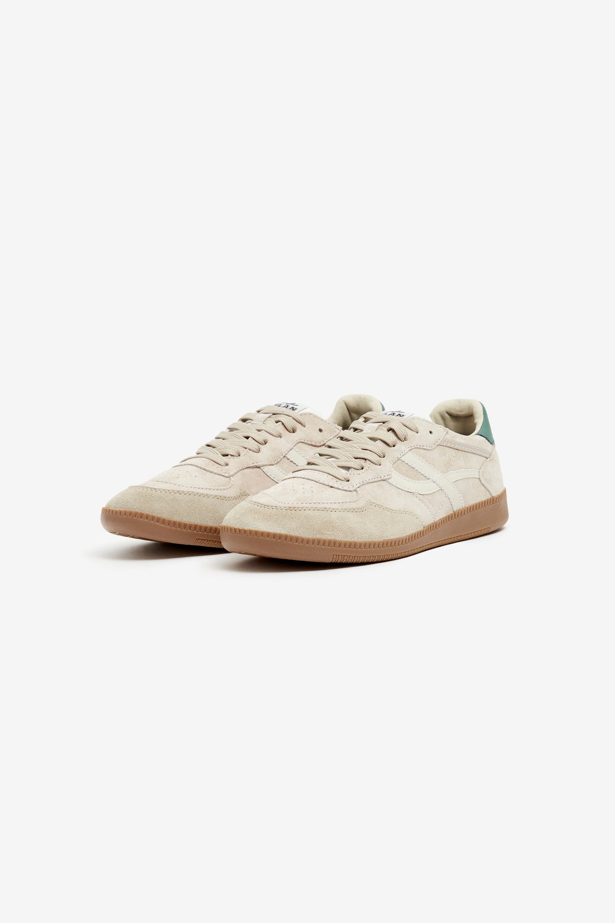 ELAN OAT GREEN NUBUCK LIVING ROOM