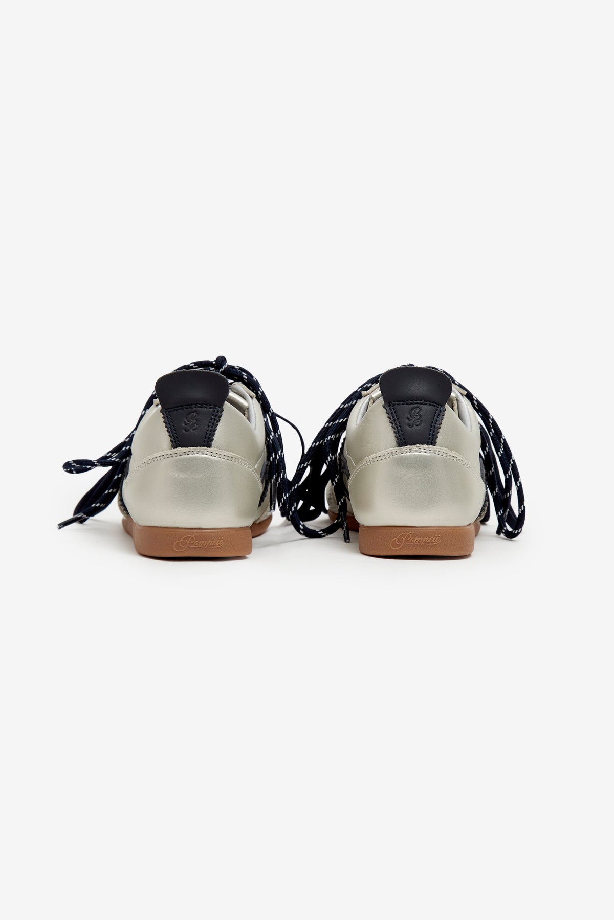 GEMINI LEATHER SILVER NAVY WO