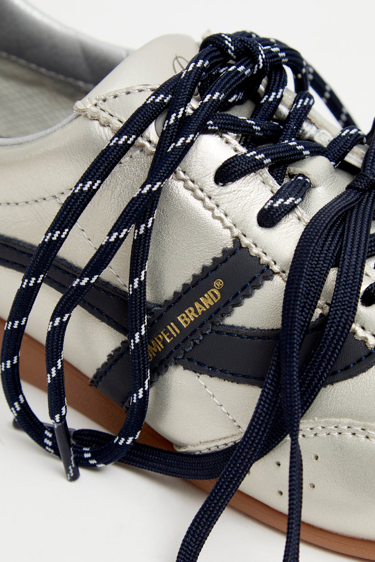 GEMINI LEATHER SILVER NAVY WO