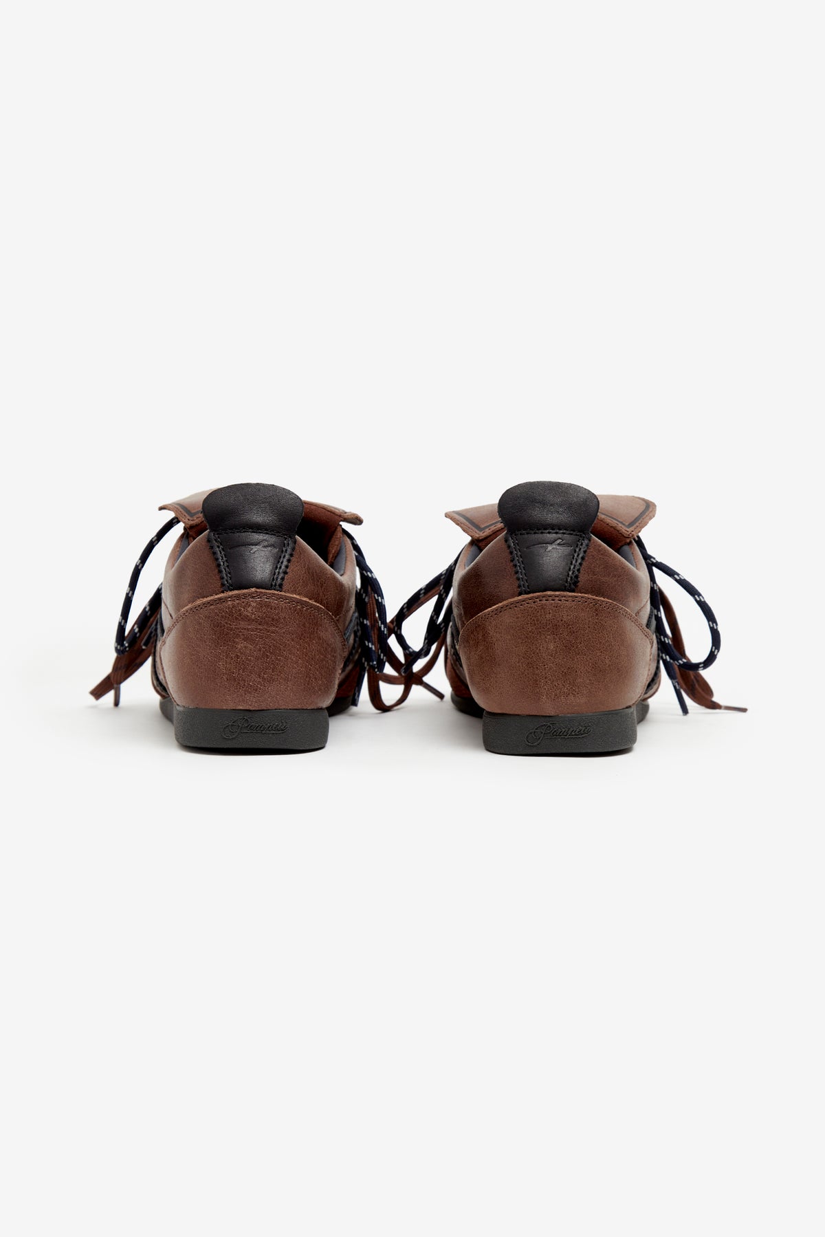 GEMINI SALA LEATHER BROWN NAVY