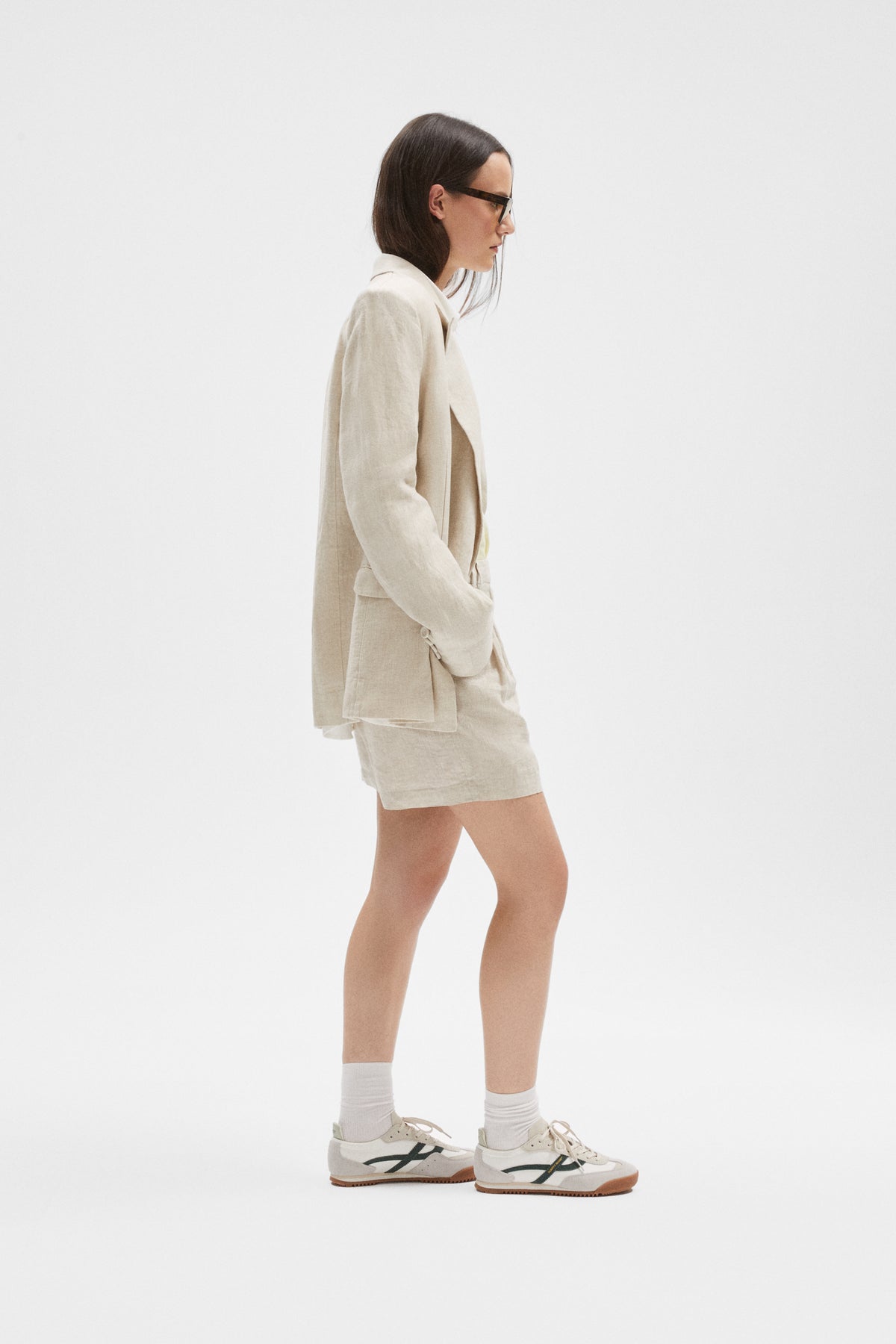 KITE SUEDE RETRO WHITE GREEN WO