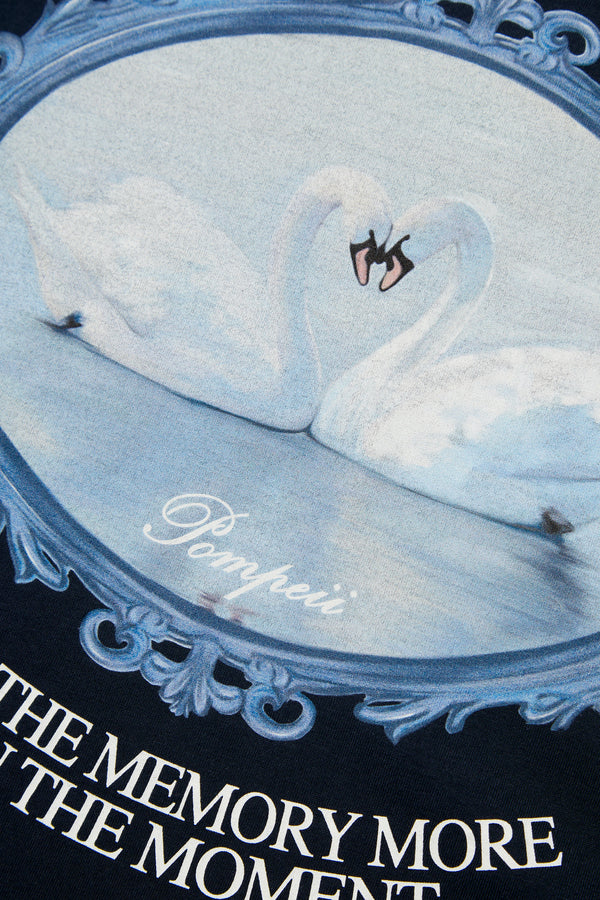 NAVY SWANS TEE