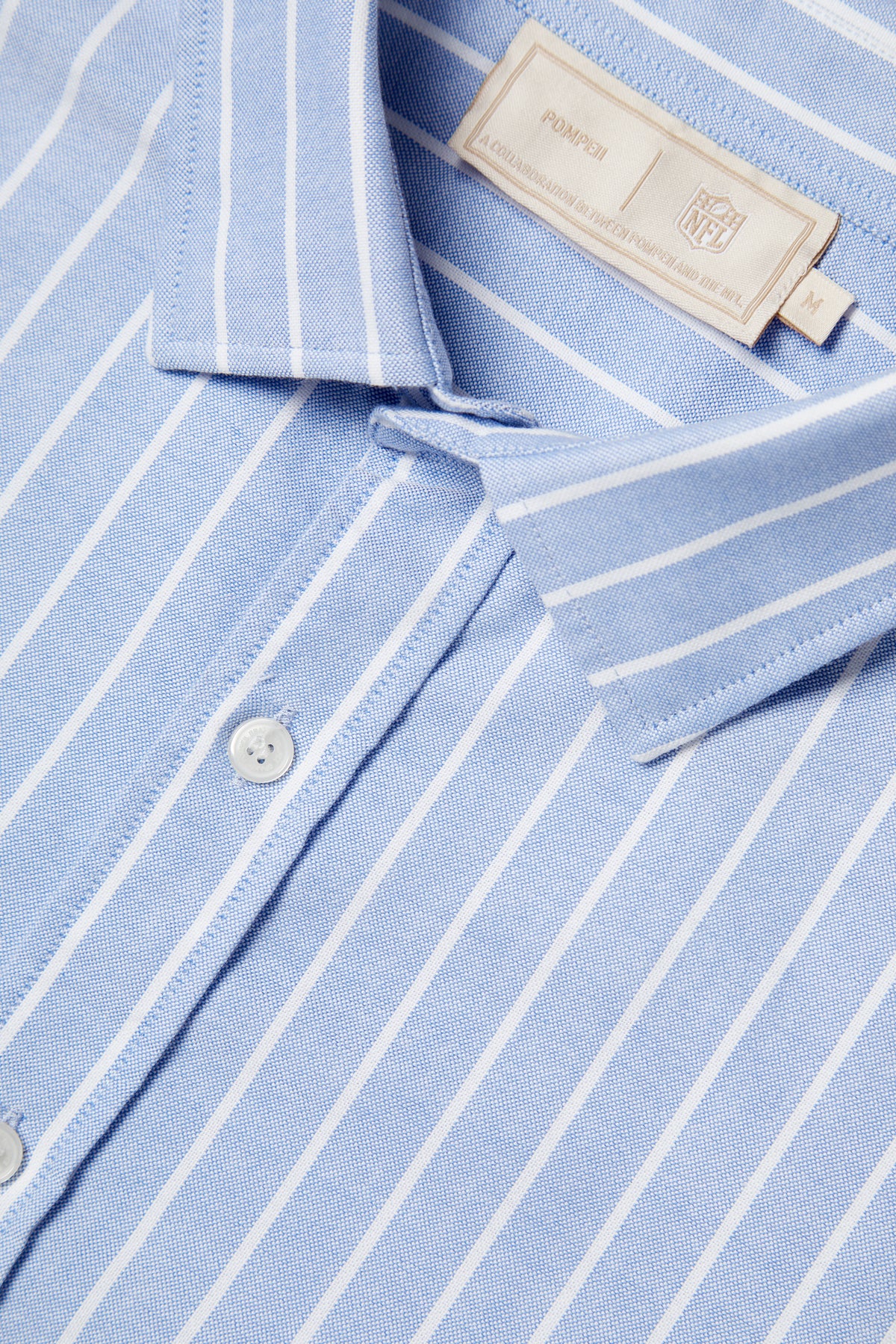 CAMISA REGULAR AZUL RAYAS