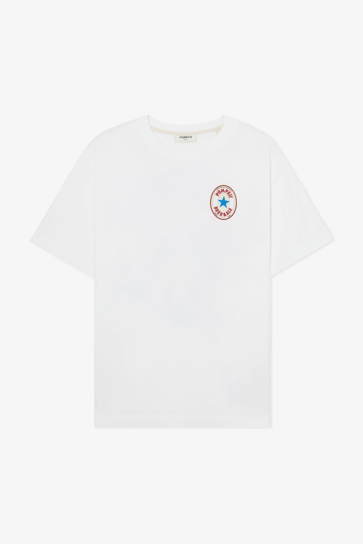 WHITE POMPEII BEER TEE