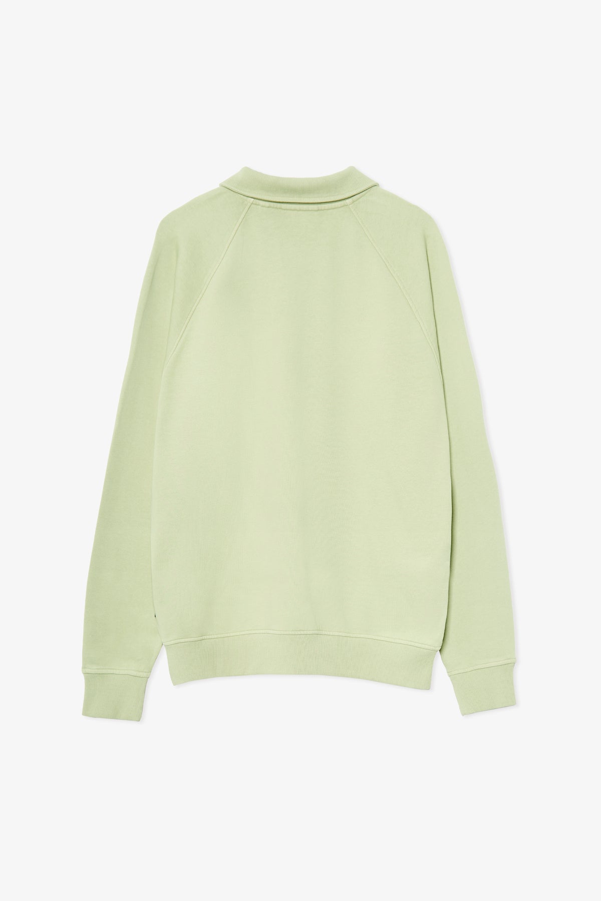 PISTACHIO ZIPPER SWEATSHIRT