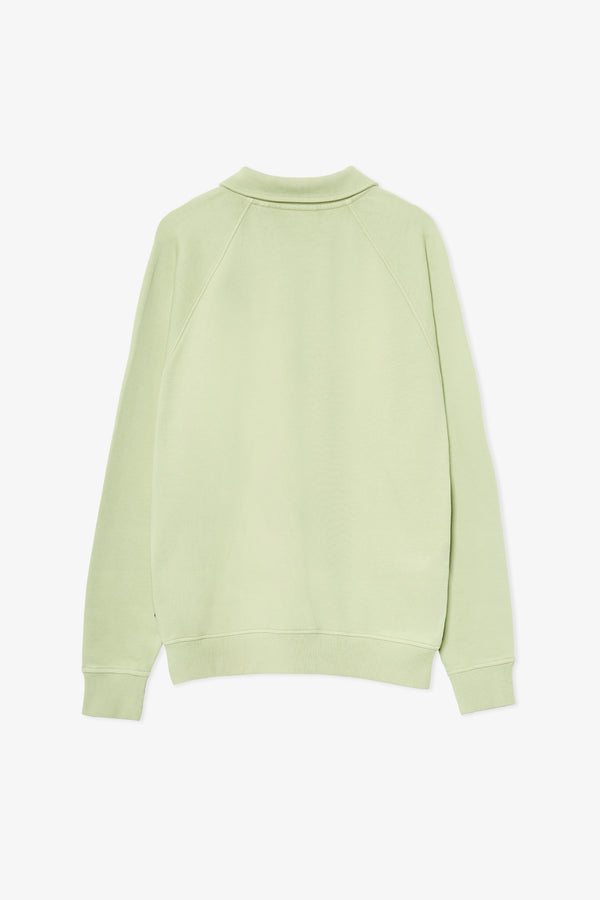 PISTACCHIO ZIPPER SWEAT