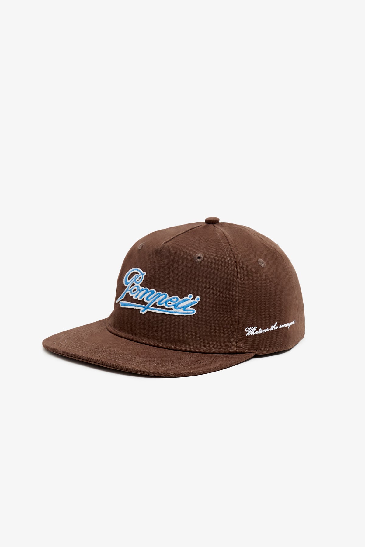 POMPEII CANVAS CHOCOLATE CAP
