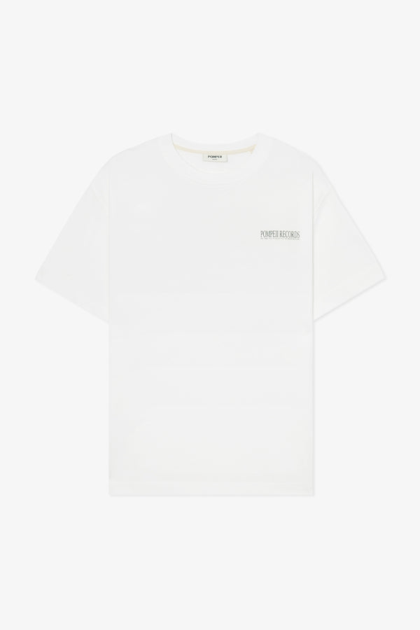 POMPEII RECORDS WHITE TEE