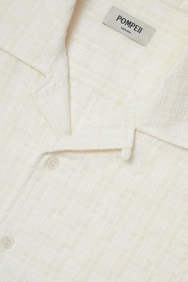 CREAM IKAT SHIRT