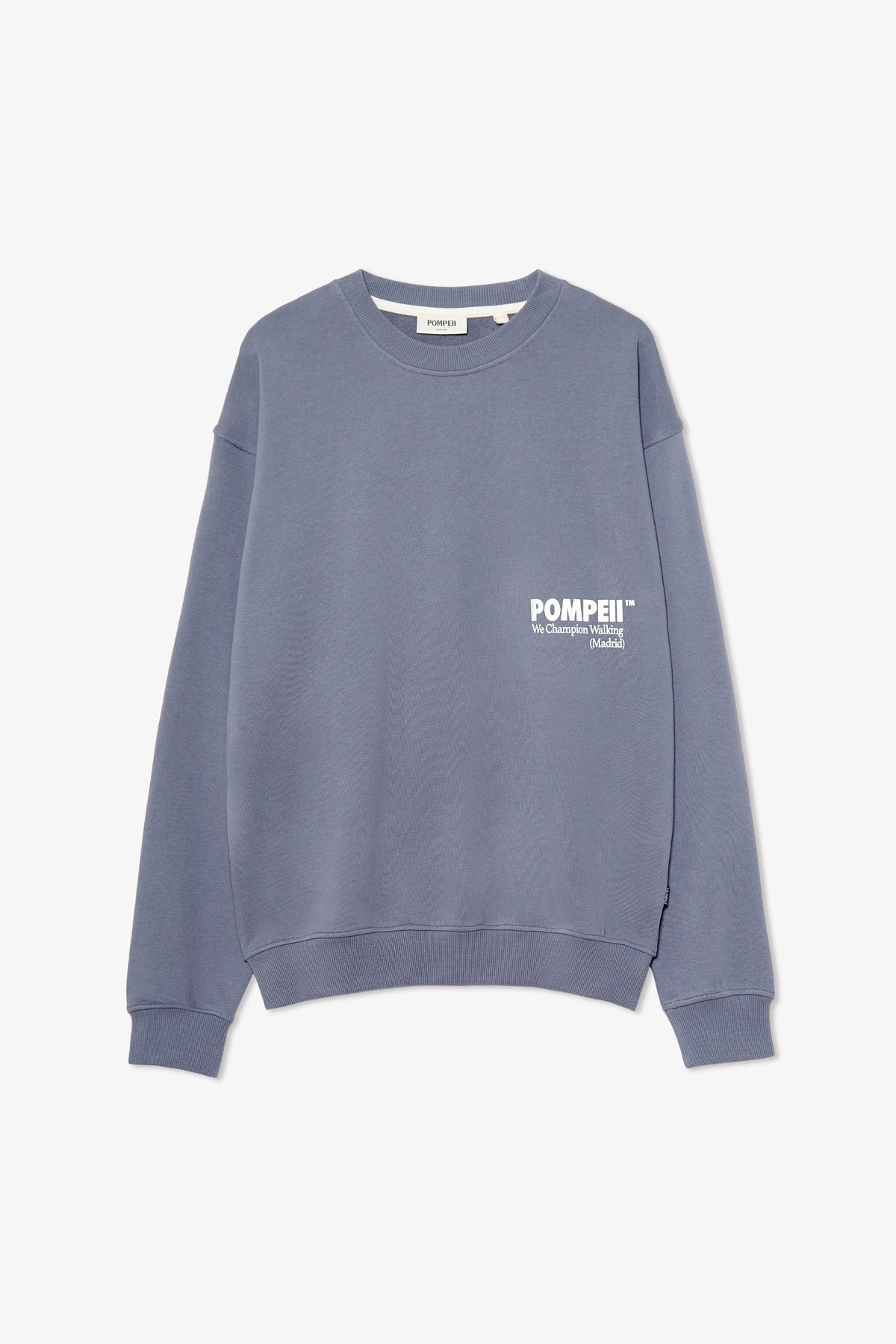 STEEL GREY LOGO CREWNECK SWEAT