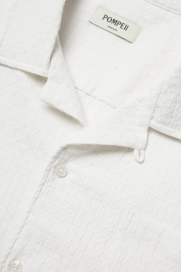 CAMISA BLANCA TEXTURADA