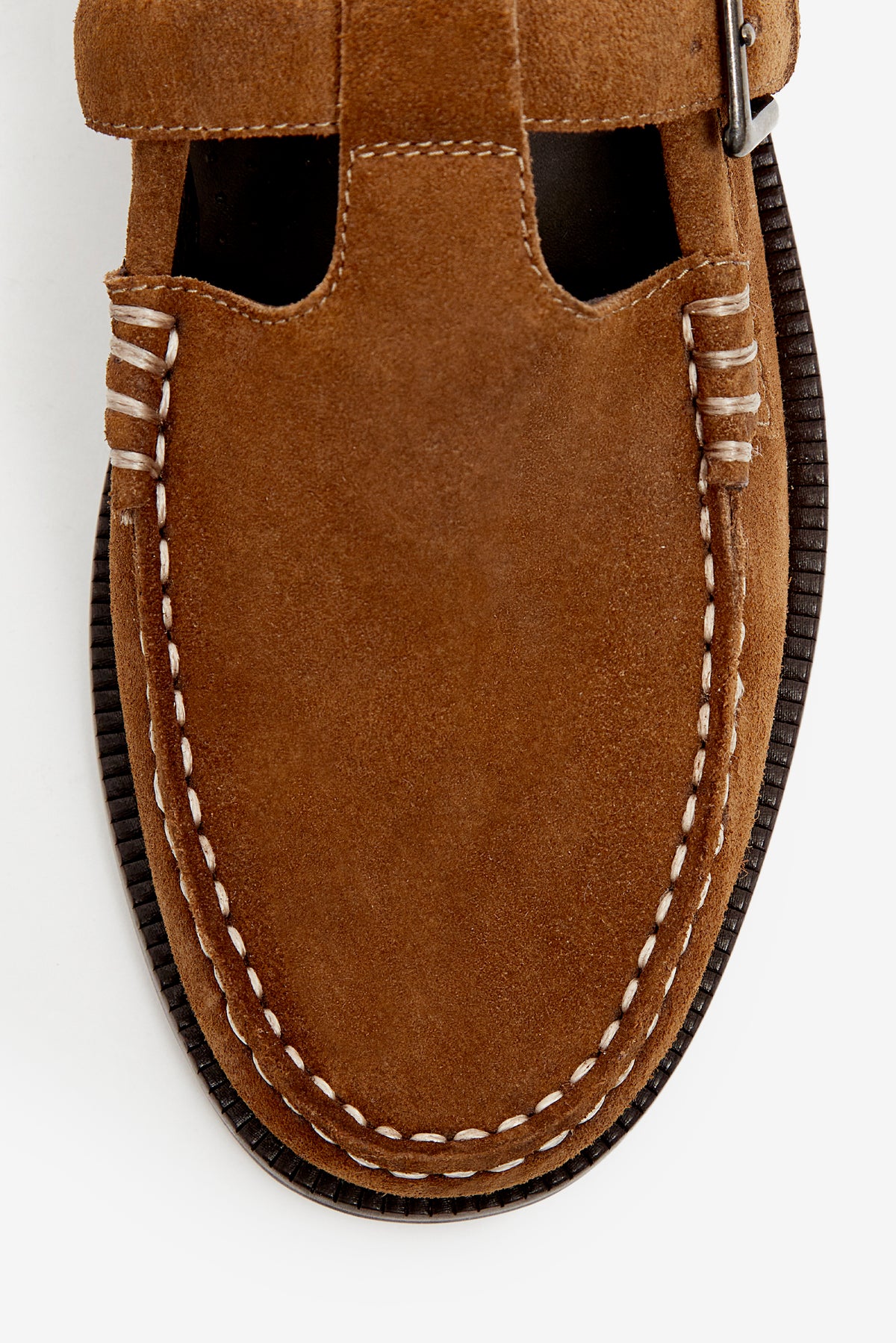 VEGA T BAR  SUEDE CHESTNUT