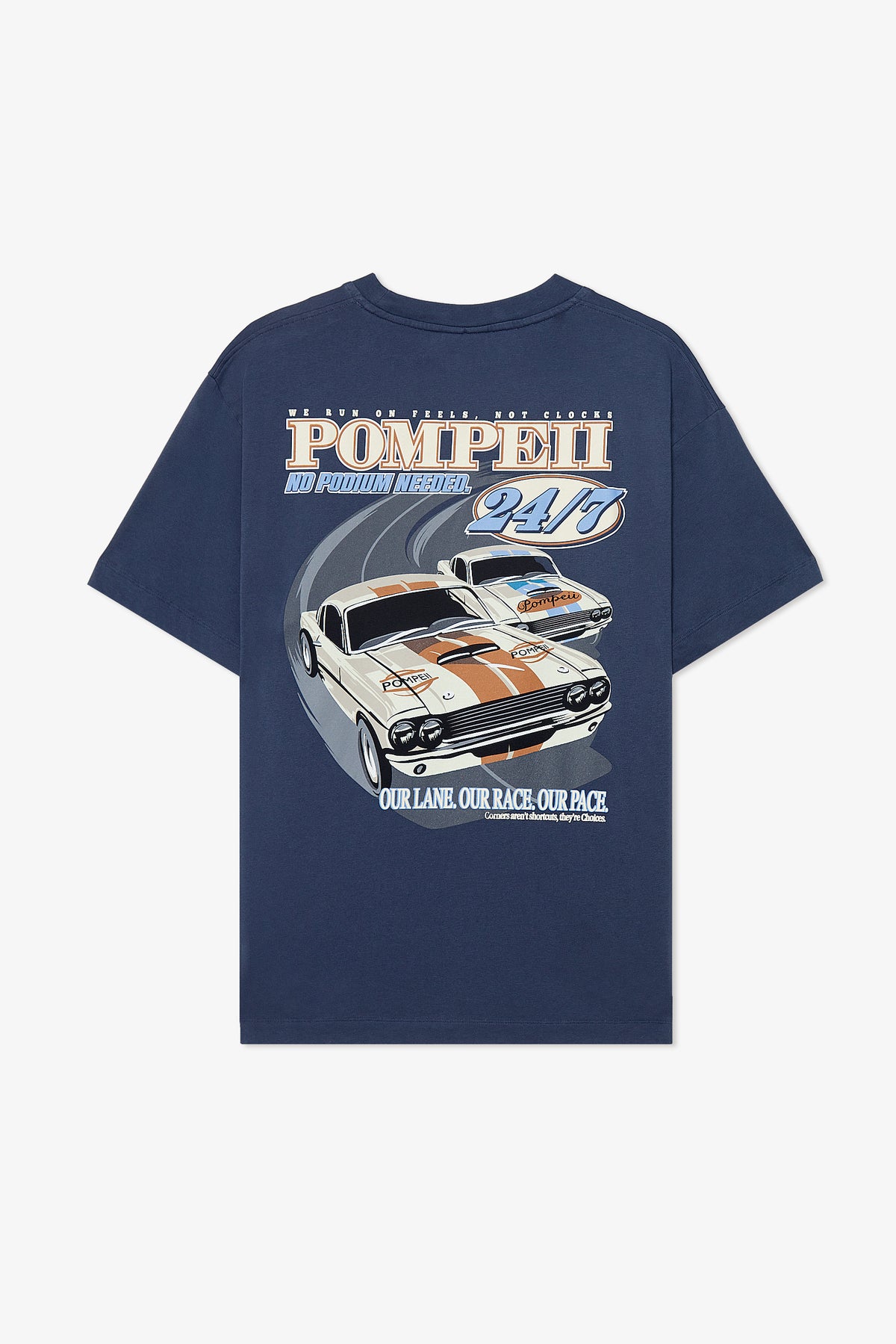 WHAT´S THE RUSH NAVY TEE